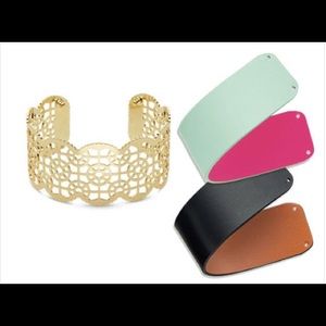 PD "Chameleon" Gold Cuff Bracelet & Inserts